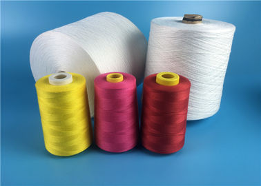 Knot Putih Putih Kurang 40s / 2 40s / 3 Spun Polyester Benang 100% Untuk Jahit Thread pemasok