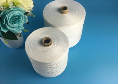 100% Polyester Yarn 30s/2 Raw White Polyester Spun Yarns For Garments Sewing supplier