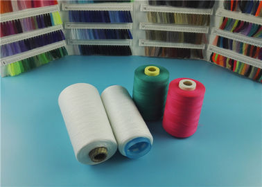 High Twist Z Twist Spun Polyester Thread 50/2 40/2 30/2 Dicelup Dengan Sedikit Simpul pemasok