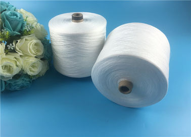 Cincin putih mentah Spun 100 Spun Polyester Benang 60s / 2 Fungsi menjahit dengan baik pemasok
