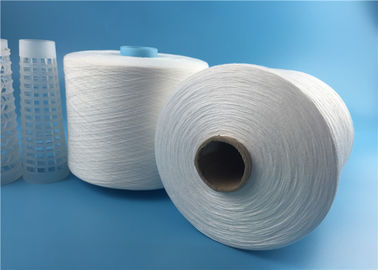 High Strength 100% Virgin Spun Polyester 50/2 Benang untuk Jahit Thread Raw White pemasok