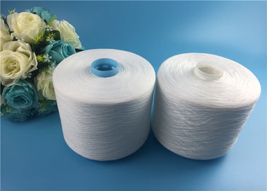 High Strength 100% Virgin Spun Polyester 50/2 Benang untuk Jahit Thread Raw White pemasok
