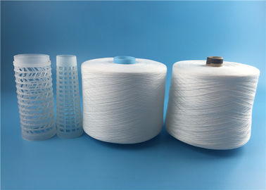 40/2 40/3 spun polyester spun yarn on recycled dye tube natural white or optical white supplier