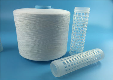 40/2 40/3 spun polyester spun yarn on recycled dye tube natural white or optical white supplier