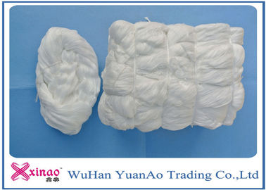 100% Spun Polyester Colored Yarn / Polyester Sewing Thread Ring Spun / TFO Type supplier