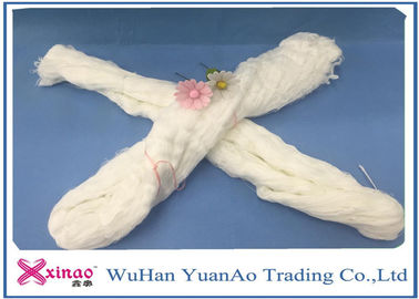 High tenacity  yarn hanks / raw white 100 spun polyester yarn for industrial thread supplier