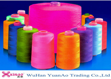 100% Polyester Ring Spun / TFO Benang Tenda Poliester Ketangguhan Tinggi Pada Kerucut Plastik pemasok