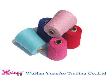 Raw White Or Dyed Bright  Virgin 100% Spun Polyester Yarn For Sewing supplier