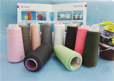 Eco Friendly Custom Colourful 30s 40s 50s Dyed Polyester Yarn for Sewing Thread supplier