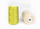 Multiple Color 100 Spun Polyester Yarn 10s ~ 80s Twin Yarn / Polyester Fiber Yarn supplier