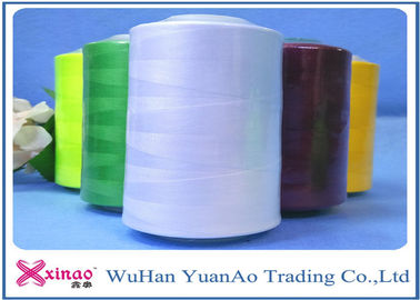 Raw White / Green Strong Sewing Thread / Spun Polyester  Sewing Thread supplier