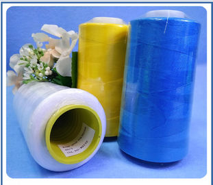 White spun Polyester Sewing Thread 40S / 2 good color fastness supplier