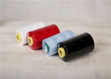 Black Red Blue Spun Polyester Sewing Thread 40/2 20/2 High Strength supplier