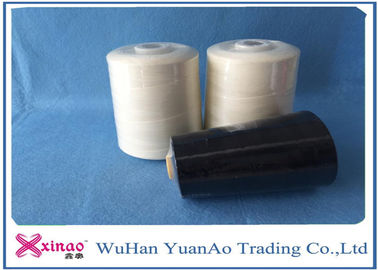 Kekuatan tinggi penuh warna tanpa bulu 100% Jahit Polyester Thread White Coffee Rose pemasok