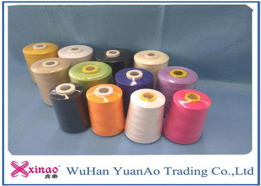 Ring Spun Polyester Yarn For Sewing Thread , 40/2 5000m 100 Polyester Yarn Evenness supplier