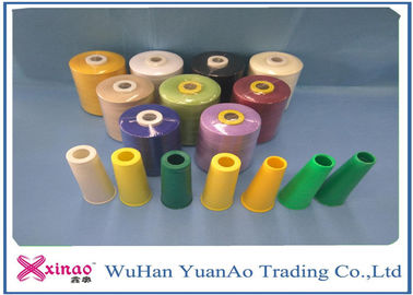 Ring Spun Polyester Yarn For Sewing Thread , 40/2 5000m 100 Polyester Yarn Evenness supplier