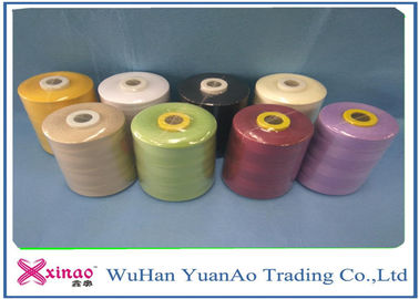 Ring Spun Polyester Benang Untuk Thread Jahit, 40/2 5000m 100 Polyester Bold Evenness pemasok