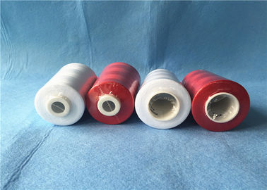 Plastic Cone Multi Colored Sewing Thread Untuk Mesin Jahit dengan Serat Polyester 100% pemasok