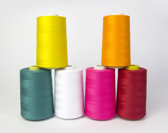 High Heat Resistance Knotless 100% Core Polyester Thread Jahit Murah 40/2 40s / 2 5000Y 5000M pemasok