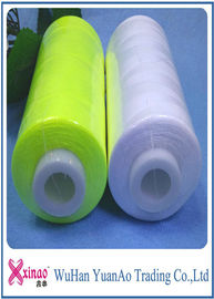 100% Spun Polyester Bright Yarn Polyester Knitting Yarn Raw White and Dying Color supplier