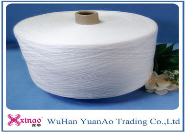 Baku Polyester putih jahit benang S dan Z Twist dicelup Poliester benang proses manufaktur pemasok