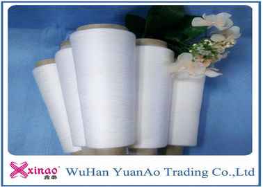 Raw White Polyester sewing Yarn S and Z Twist Dyed Polyester Yarn Manufacturing Process supplier