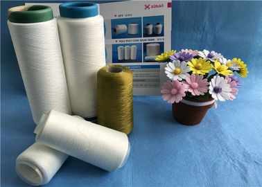 100% Polyester DTY 150D/48F Sewing / Knitting Draw Textured Yarn With Cone supplier