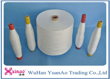 Twist Z Dan Raw White Spun Polyester Jahit Thread Benang Grosir Kegigihan Tinggi pemasok
