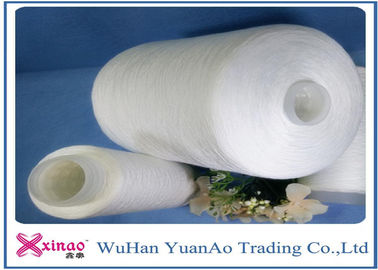 60/2 Raw White Bright Two For One Polyester Yarn For Sewing Thread supplier