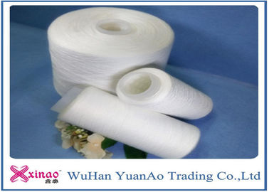 Spun 40-an / 2 Virgin TFO ramah Eco-Benang Baku Putih Polyester jahit Thread pemasok