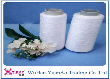 Spun Polyester 20/2 20/3 Raw White Thread , Virgin Polyester Yarn Manufacturing Process supplier