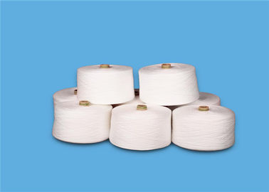 100% spann rohe weiße umweltfreundliche reine Qualität des Polyester-Garns Garn fournisseur