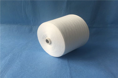 Z Twist Raw White Yarn / Polyester Sewing Thread with Ring Spinning Technics supplier