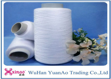 Z / S Twist 100% Spun Polyester Benang Tunggal / Tenda Polyester Tenun Untuk Jahit pemasok