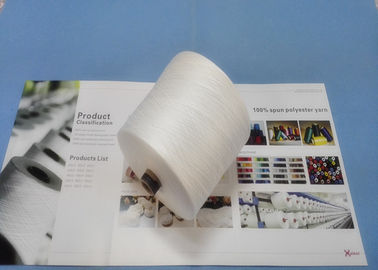 40/2 Hitungan Polyester Tenun Benang Pada kertas inti Tinggi Strengh pemasok