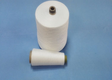 Custom 100% Polyester Weaving Yarn 50/2 Raw White Yarn For Sewing Thread supplier