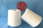 Virgin 100% Ring Spun Polyester Yarn 30/1 White Color / Polyester Core Spun Thread supplier