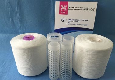 100% Ring Spun Polyester Benang India Benang Jahit Benang Count 40/2 pemasok