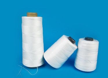 TOP 1 Raw White 100% Polyester Yarn Bag Closing Thread 12 / 5 Wholesale supplier