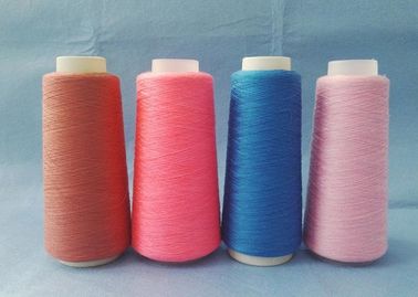 Colores seleccionados Virgen hechos girar teñidos de los hilados de polyester 100% para hacer hilos de coser proveedor