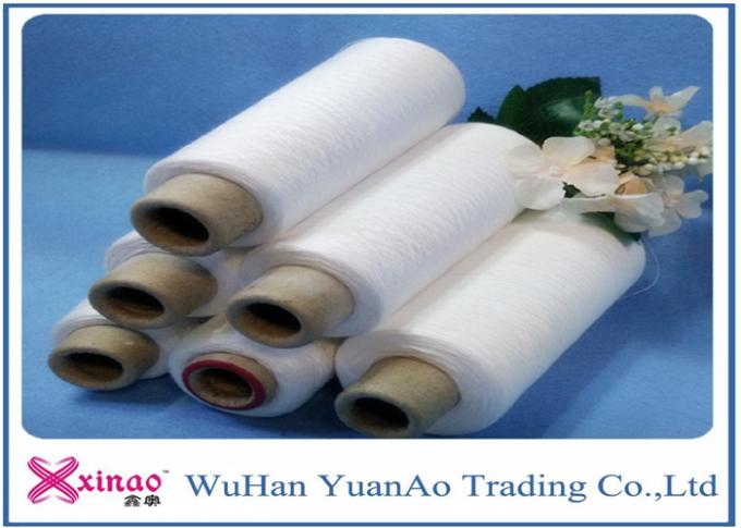 Paper Core / Plastic Core Polyester Knitting Yarn , 100% Polyester Spun Thread