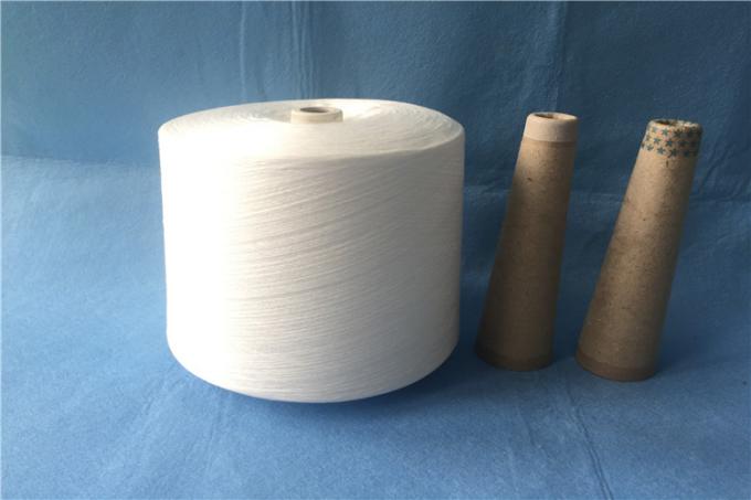 50/3 Polyester Semi Dull Recycled Polyester Yarn For Sewing Thread With Paper Cone