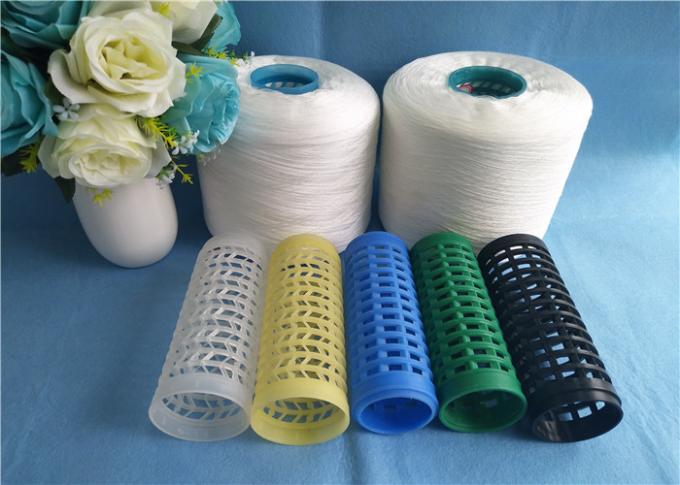 100% Spun Polyester Yarn On Plastic Tube For Dyeing With OEKO Certificate