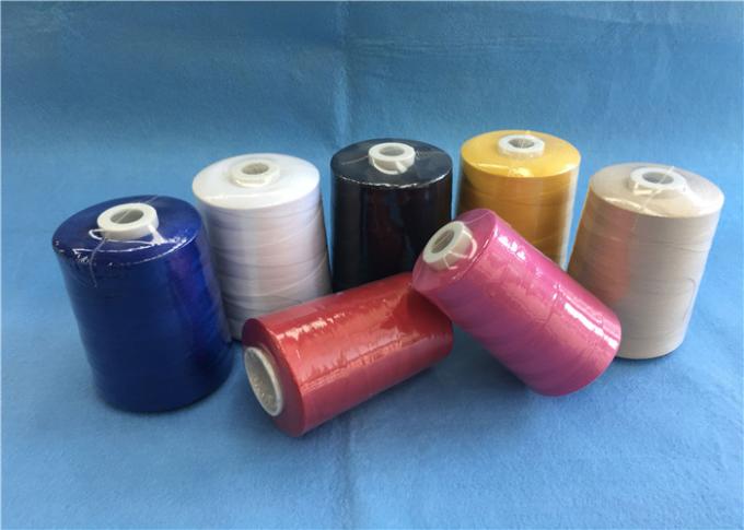 40s/2 Colorful 100 Spun Polyester Thread Sewing Threads For Shoe / Cloth
