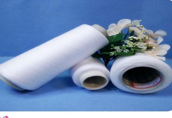 High Strengh Paper Core เส้นด้ายโพลีเอสเตอร์ 100% สีขาวดิบขาว 20S - 60S นับ